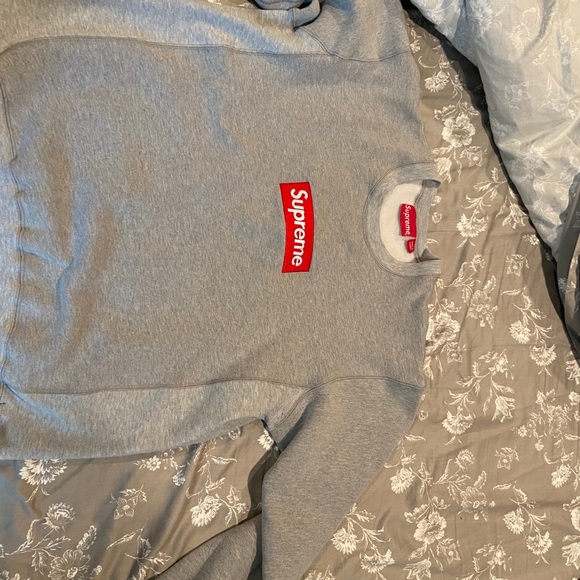 Supreme Box Logo, Crewneck (FW15) Heather Grey